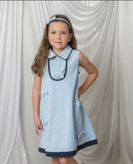 Terry Baby Blue Headband - Petite Maison Kids