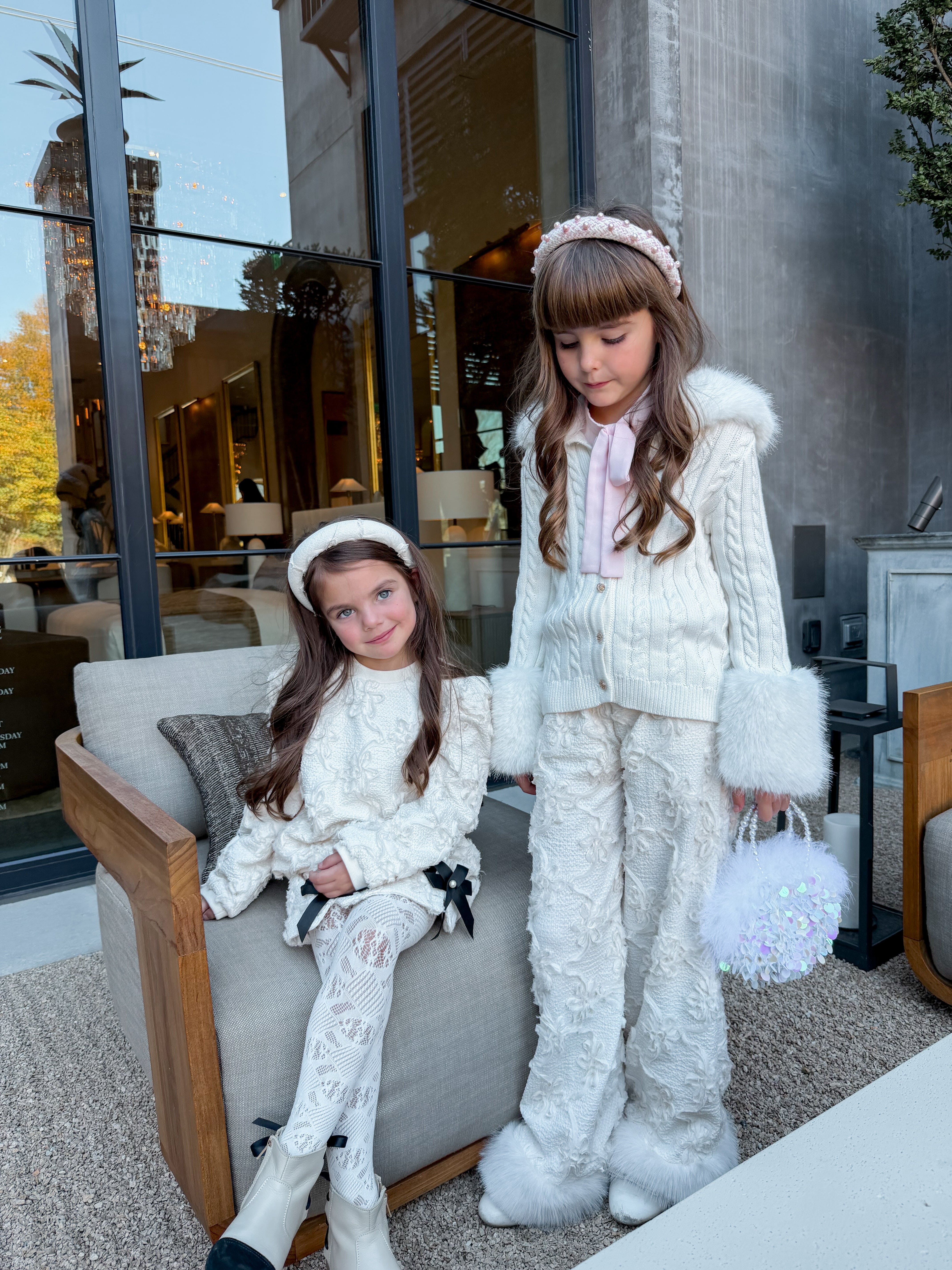 Ivanna Ivory Lace Tights