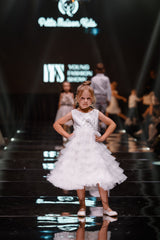 Poppy White Quilted Dress