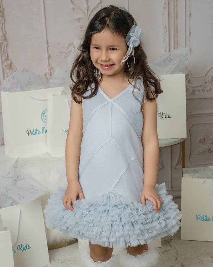 Skylar Blue Tulle Tutu Dress