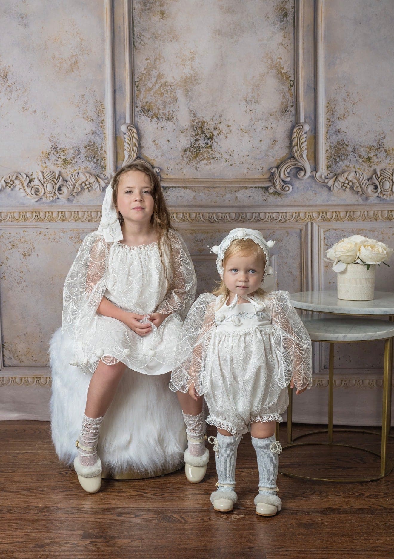 Faith White Ceremony Hair Bow