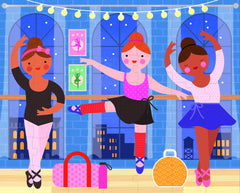 Two Sided On-The-Go Puzzle Ballerina