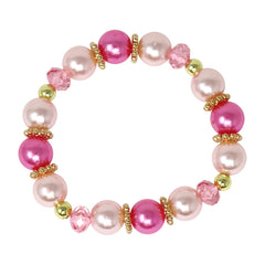 Pink Butterfly Necklace & Bracelet Set