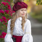 Wool Beret with Pom Pom