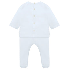 Karl Boys Blue Knitted Outfit & Hat Set