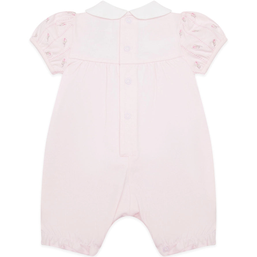 Julie Pink Baby Girls Pretty Summer Romper