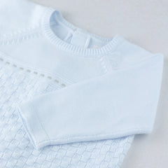 Karl Boys Blue Knitted Outfit & Hat Set