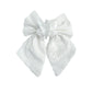 Blanca White Cotton Hair Bow