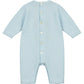 Easton Blue Knit Bear Babygrow and Hat Set