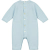 Easton Blue Knit Bear Babygrow and Hat Set