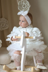 Poppy White Quilted Jacket