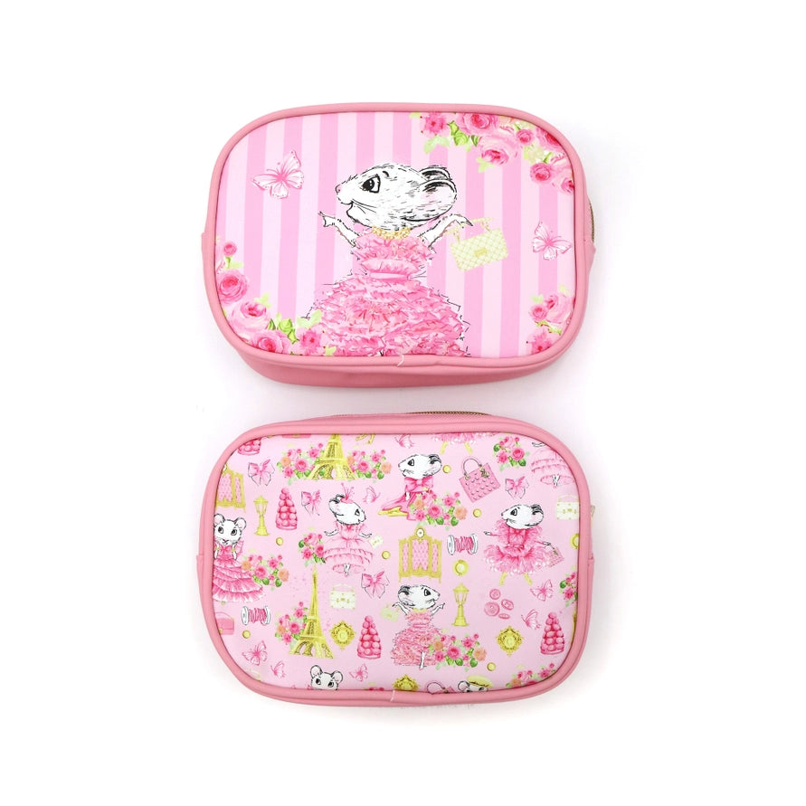 Claris the Chicest Mouse Cosmetic Pouch- Petite Maison Kids