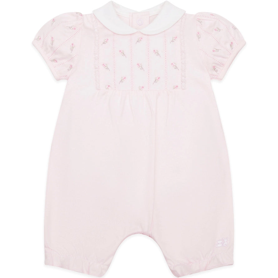 Julie Pink Baby Girls Pretty Summer Romper