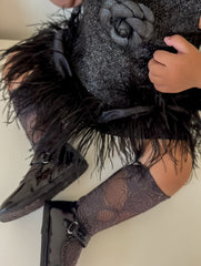 Black Swan Feather Dress