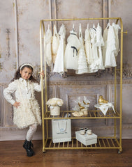 Ivanna Ivory Blouse and Skirt Set