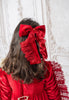 Victoria Red Velvet Hair Bow