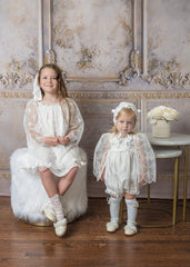 Faith White Scallop Dress