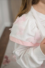 White Butterfly Cotton Jacket