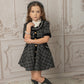 Orea Black and Silver Tweed Dress