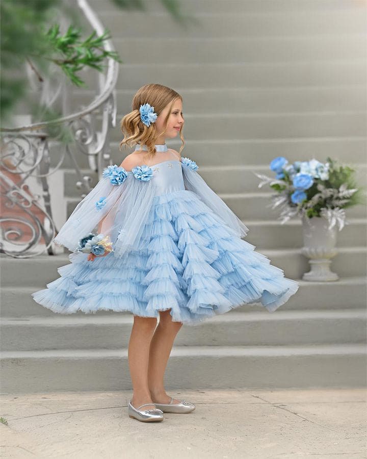 Alaska Baby Blue Tulle Dress