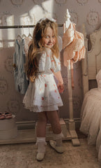 Tulip Cotton Blouse and Shorts Set