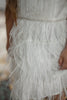 Eliza Ivory Feather Dress