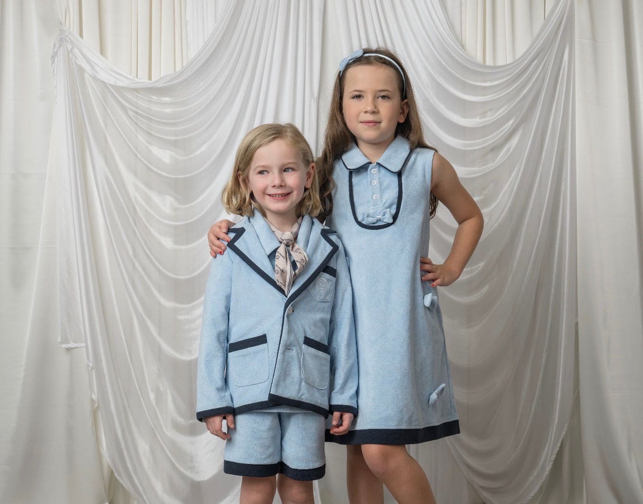 Terry Baby Blue Boys' Blazer - Petite Maison Kids