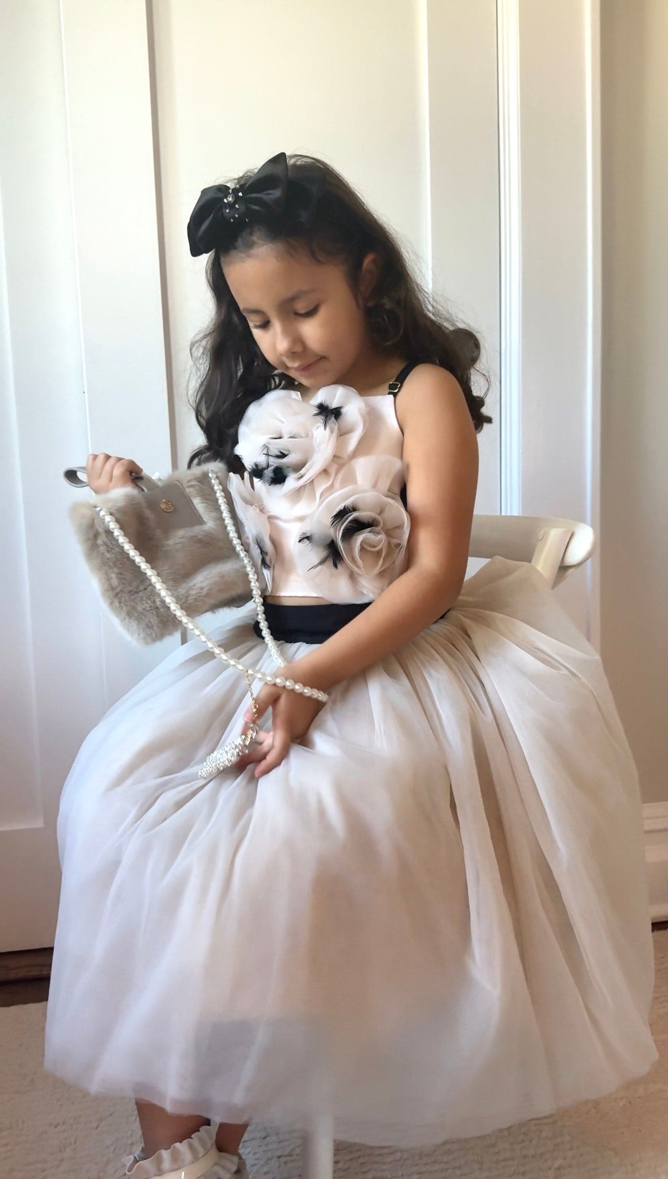 Coco-Caramel Tulle Skirt