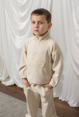 Beige Modal Track Suit