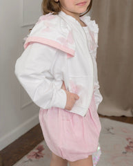 White Butterfly Cotton Jacket