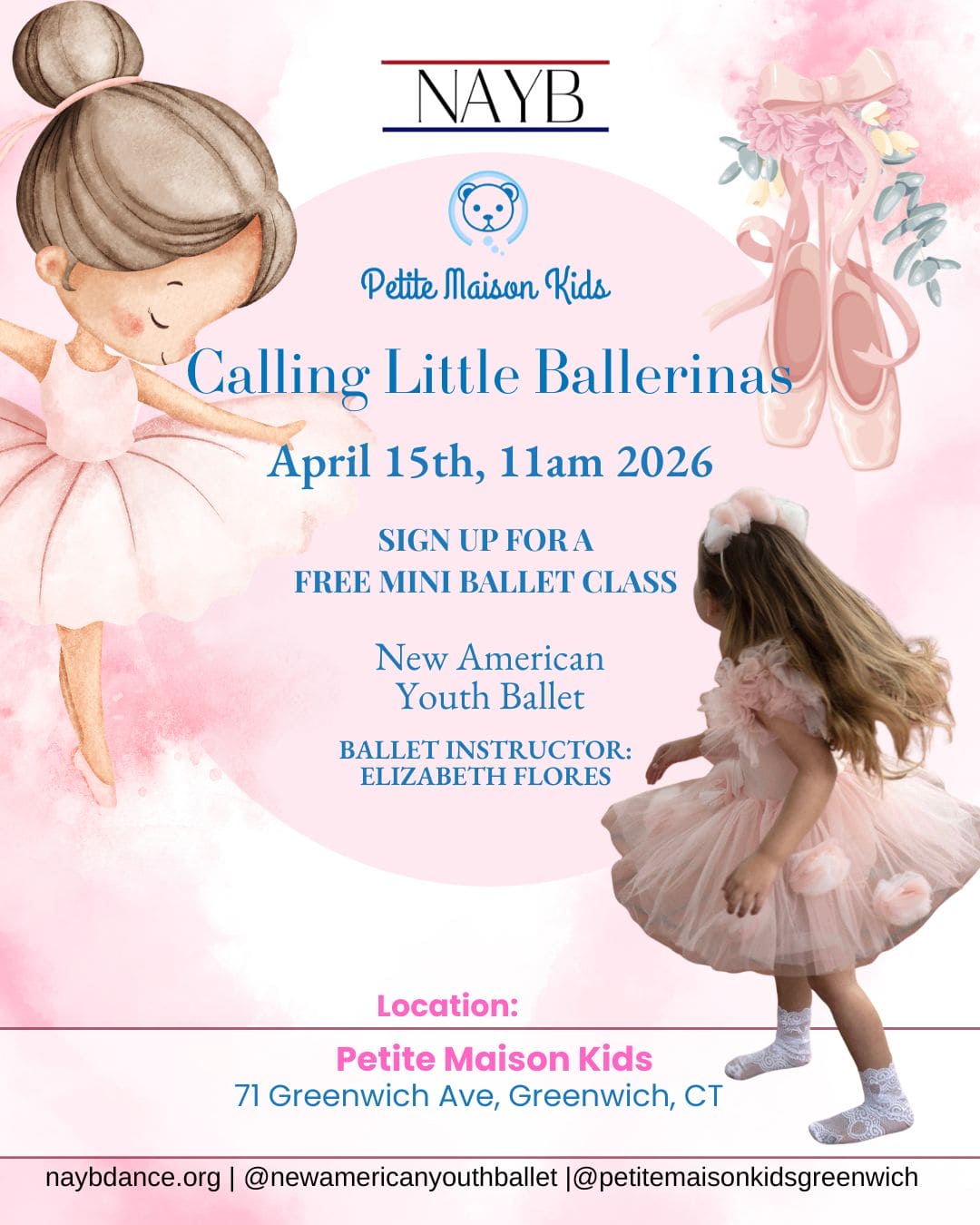 Calling Little Ballerina, April 15th