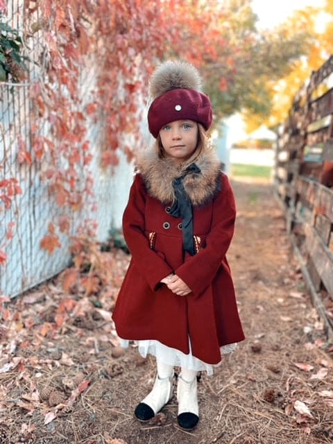 Wool Beret with Pom Pom - Petite Maison Kids