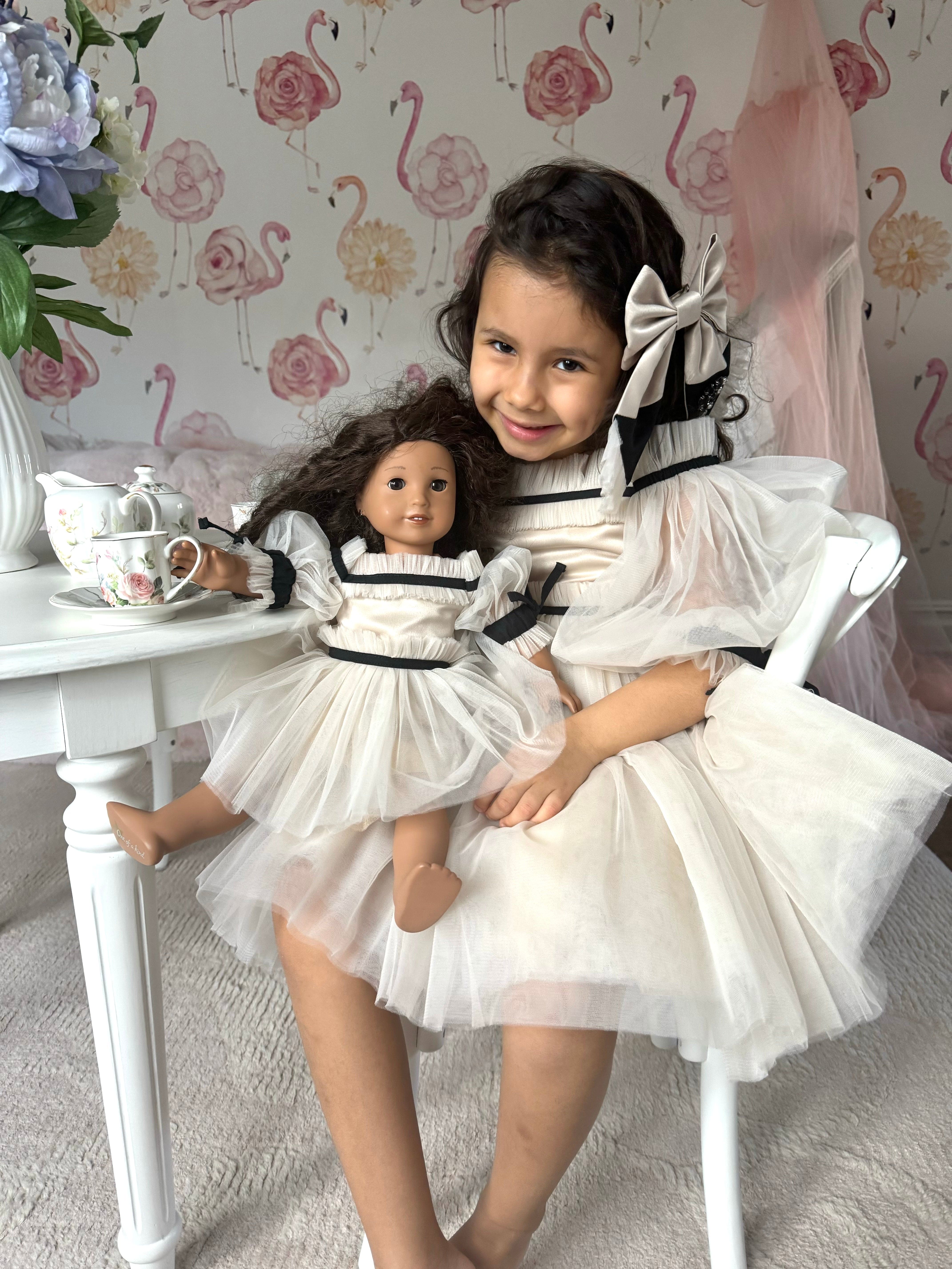 Coco-Caramel 18 Inch Doll Dress