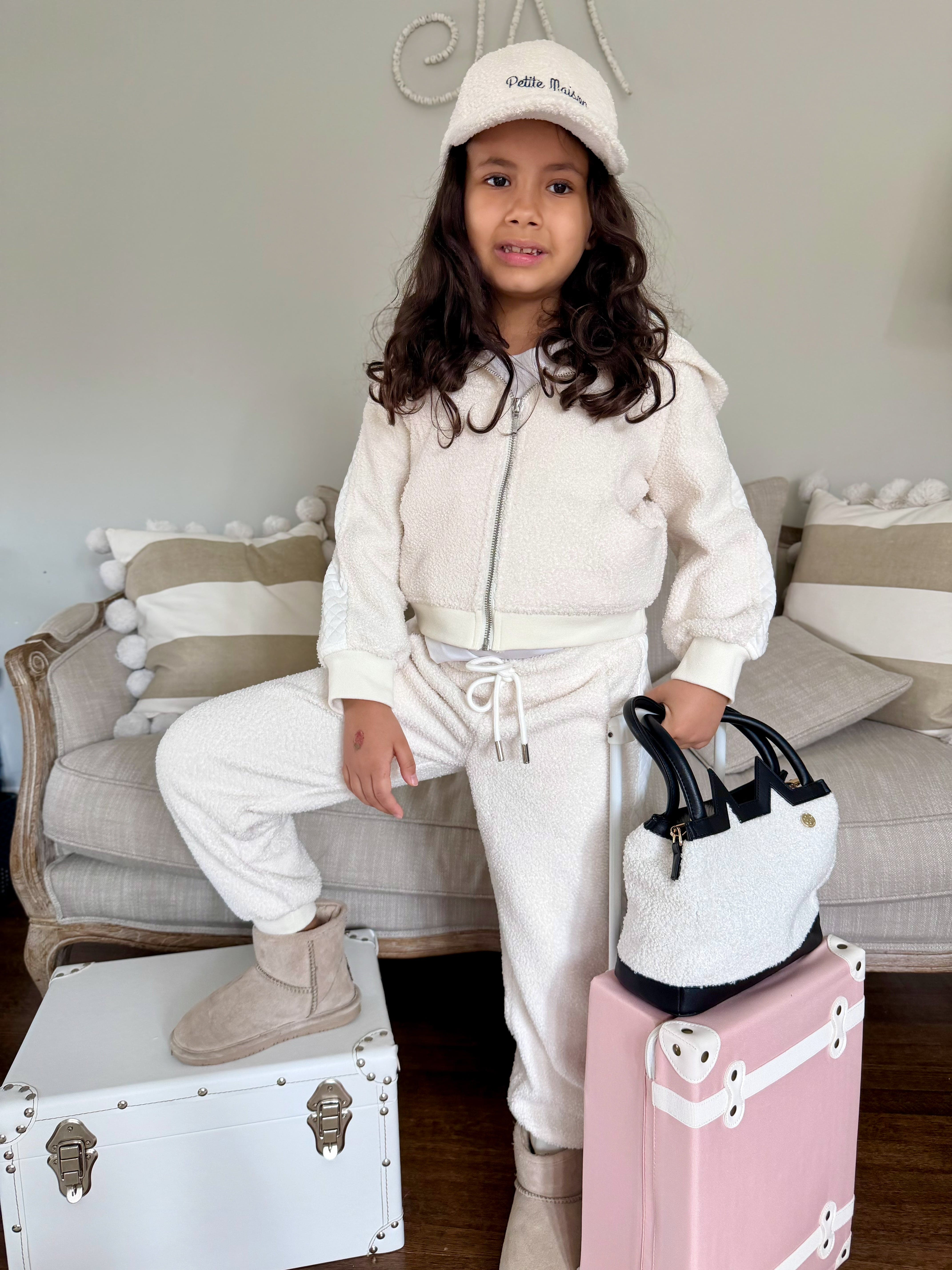 White Teddy Track Suit