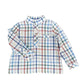 Charlie Checkered Mandarin Collar Shirt