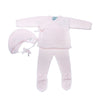 Pink Three Piece Spanish Knit Baby Set