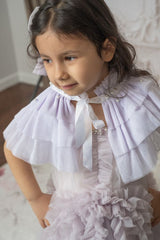 Ariel Lavender Victorian Tulle Cape