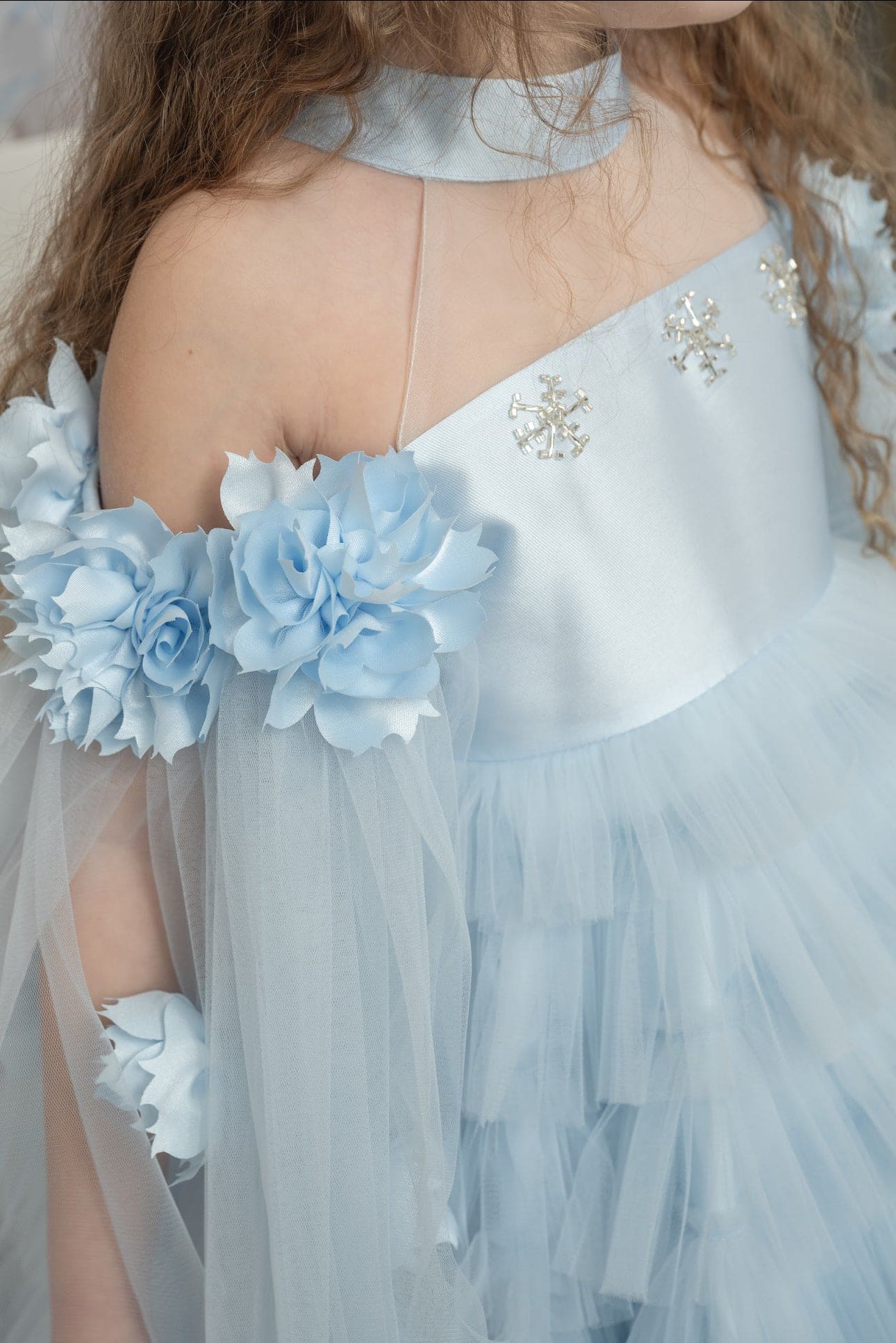 Alaska Baby Blue Tulle Dress