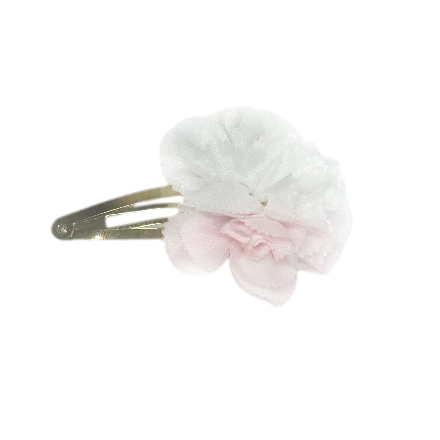 Cherry Blossom White and Pink Hair Clip