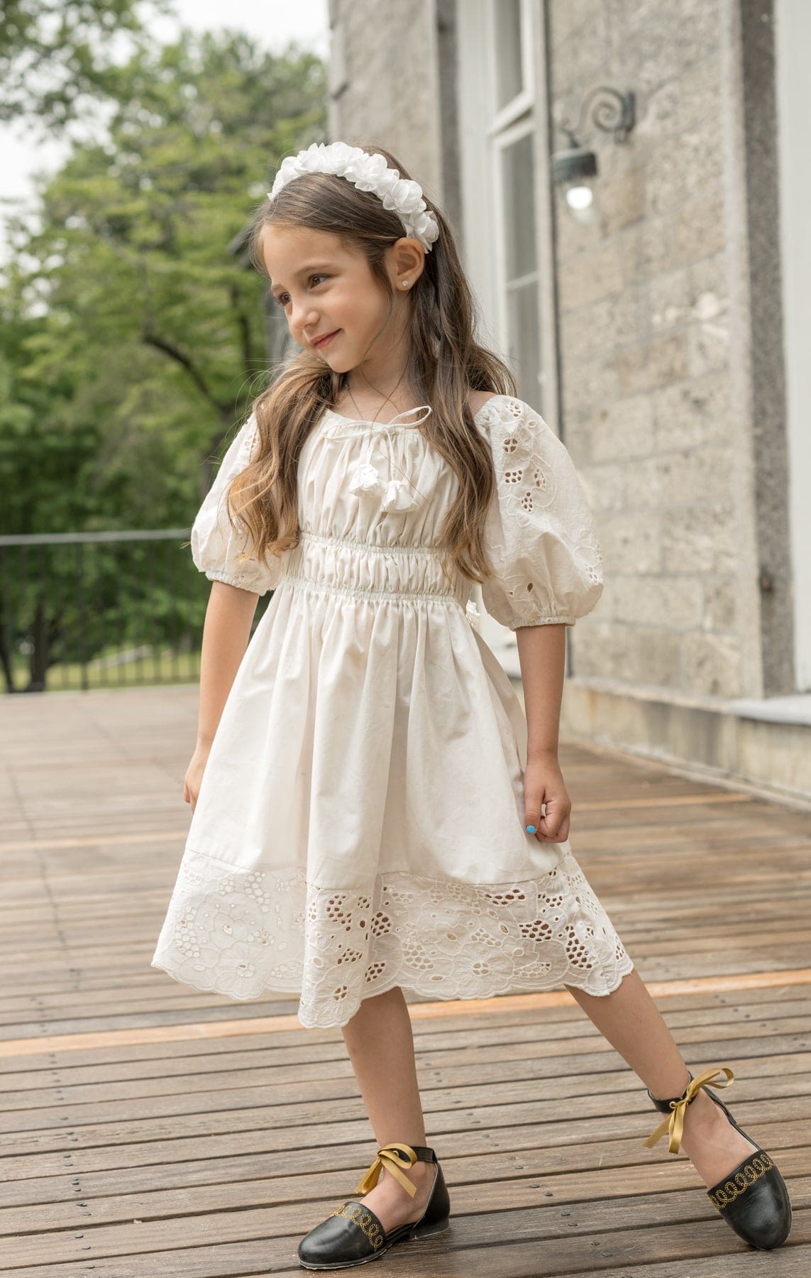 Blanca White Cotton Dress