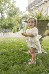 Blanca White Flower Headband