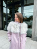 Faina Pink Wool Coat