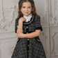 Orea Black and Silver Tweed Dress