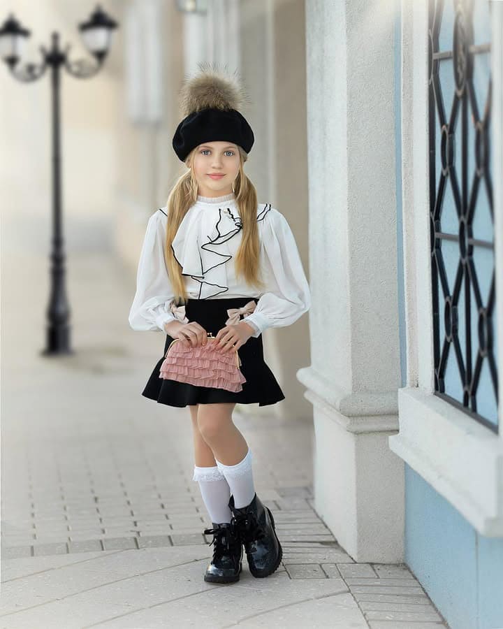 Wool Beret with Pom Pom