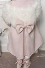 Faina Pink Wool Coat