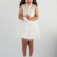 Eliza Ivory Feather Dress