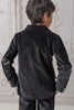 Charlie Black Velour Boy's Blazer