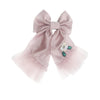 Pink Satin Ballerina Hair Bow