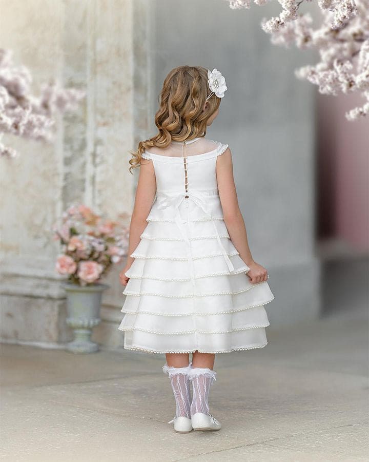 White Pearl Ceremony Dress