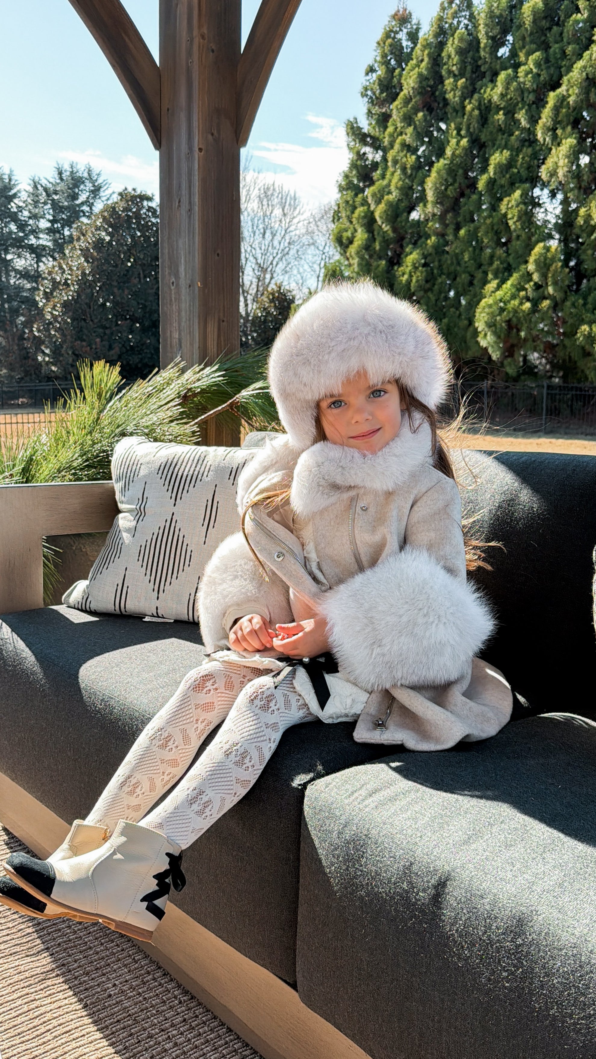 Karenina Kids' Fur Hat